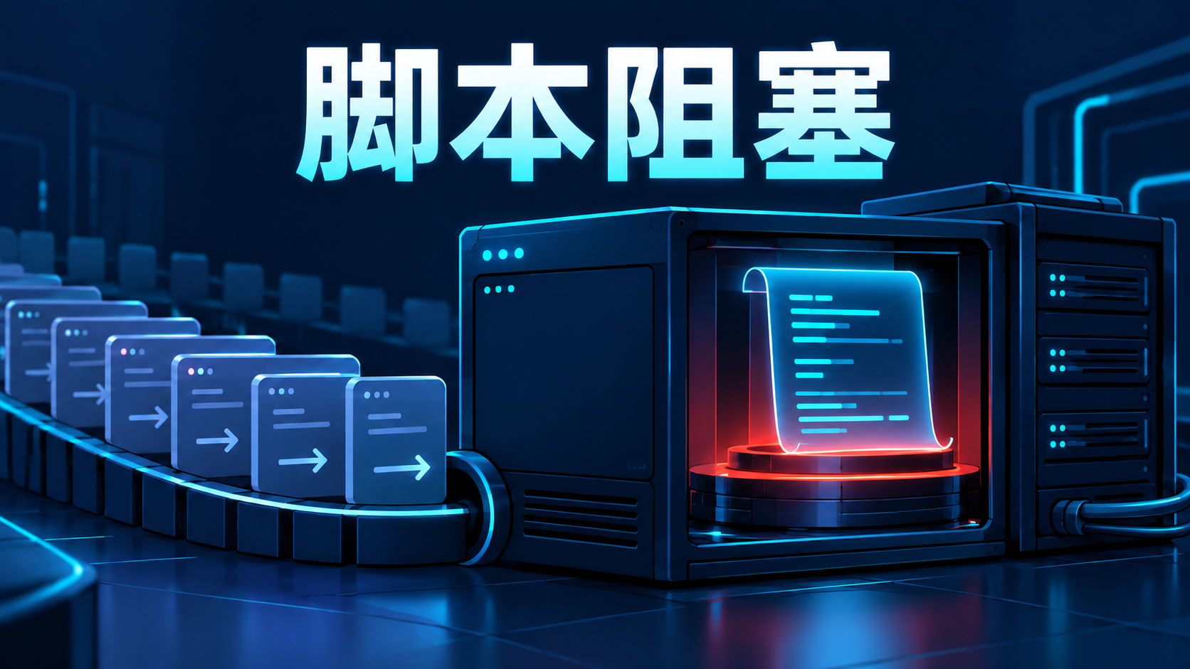 Redis服务器执行长时间脚本并阻塞请求的示意图