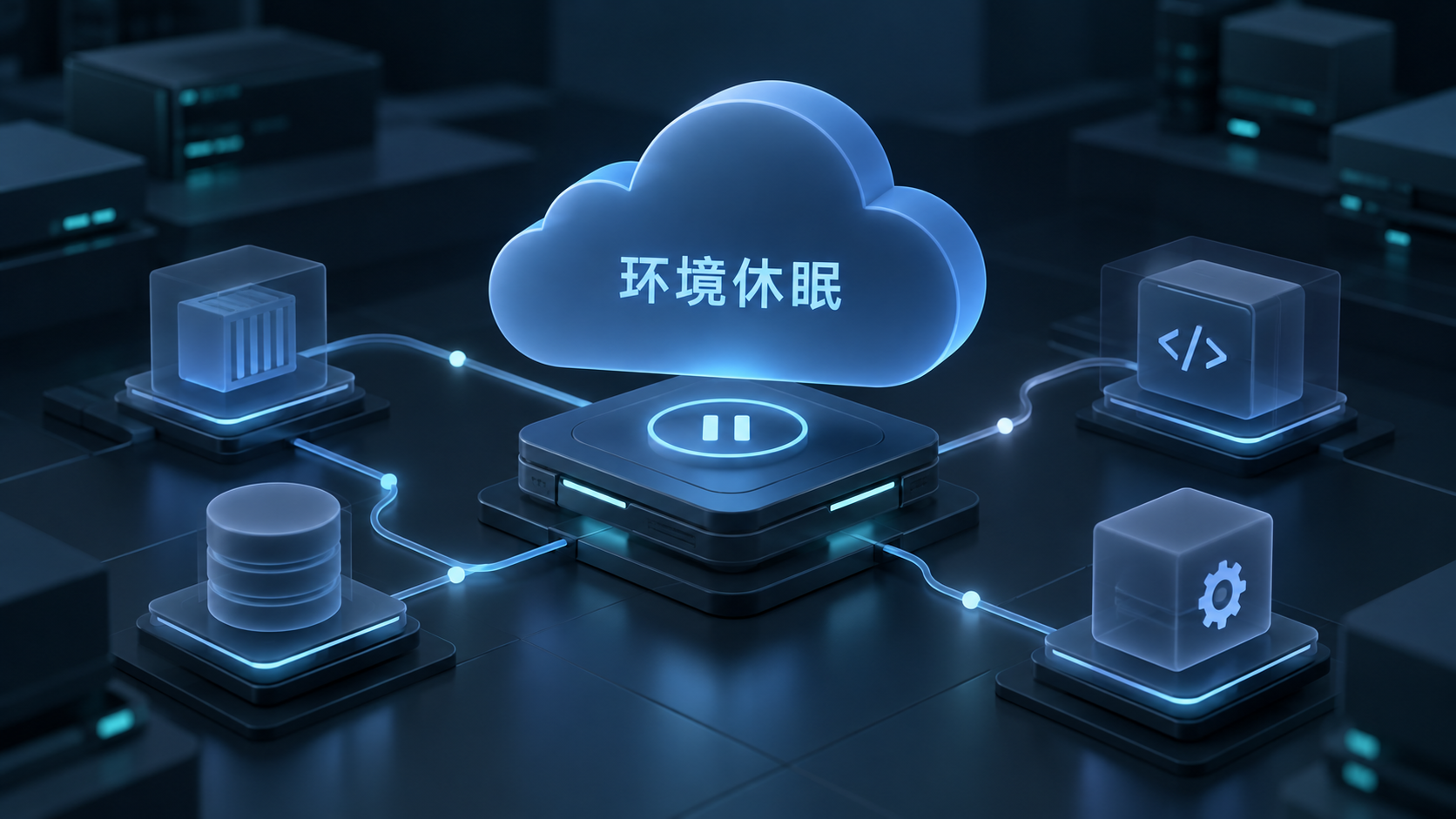 托管Airflow开发环境暂停运行的示意图